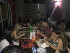 cena con nuestros residentes Residencia San Marcos